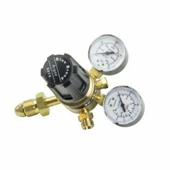 SIP 09019 Brass Regulator With Contents And Flow Gauges