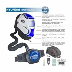 Hyundai HYWH-850RM Professional Air Fed Welding Helmet -Parweld Shop HYWH 850RM FEATURES 38123.1663689887